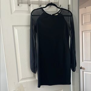 Ya Los Angeles Black Long Sleeve Dress